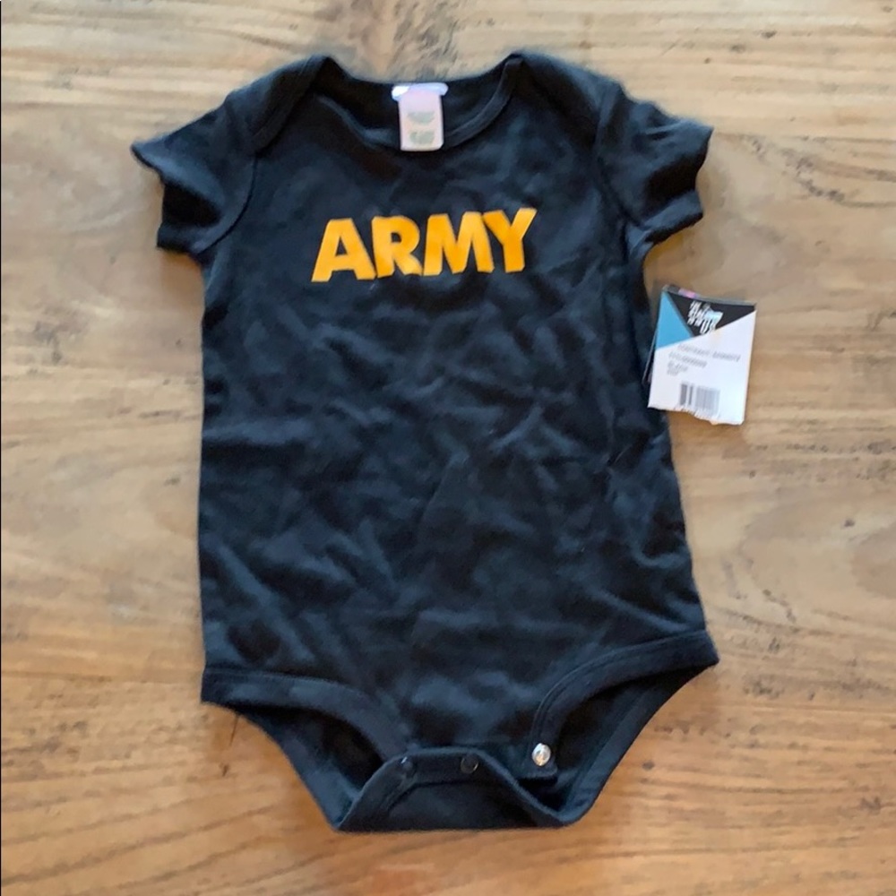 NWT Army 24 month onesie